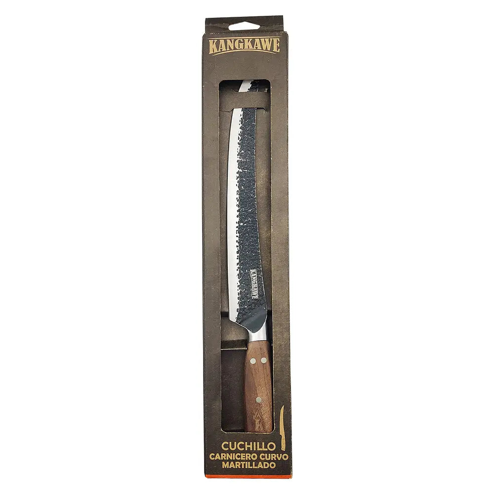Cuchillo 10" Carnicero Curvo Martillado