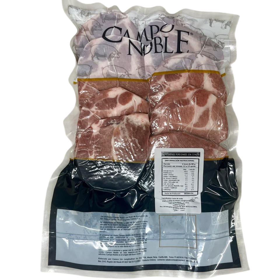 Caja Lomo vetado porcionado 5 kg
