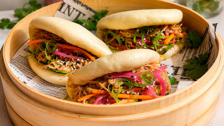 Baos de pulled pork