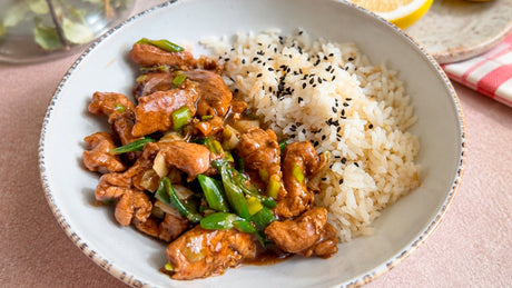 Carne mongoliana de cerdo
