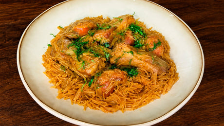 Fideos a la cazuela con cerdo