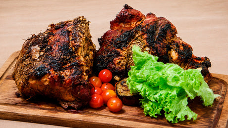 Lomo vetado y paleta amarrada a las brasas