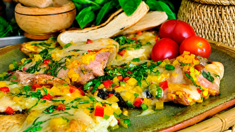Matambrito para picotear con camembert
