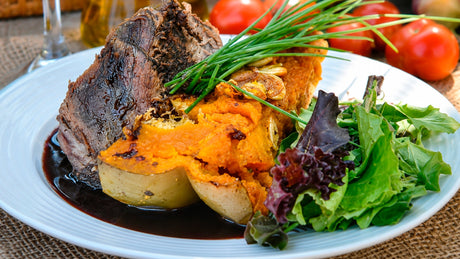 Posta rosada con salsa Carmenere
