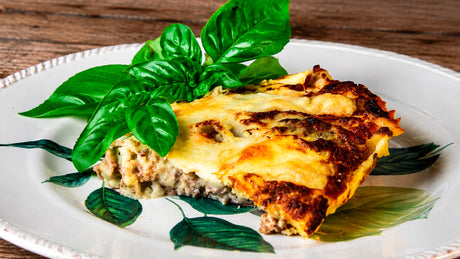 Tartaleta de molida de costillar jengibre y queso cabra